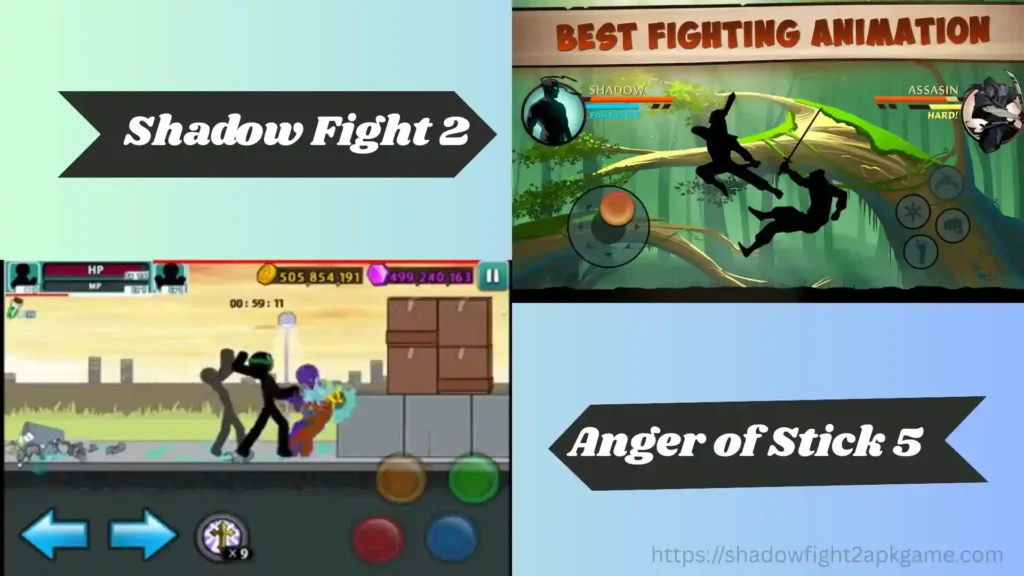 Shadow Fight 2 vs Anger